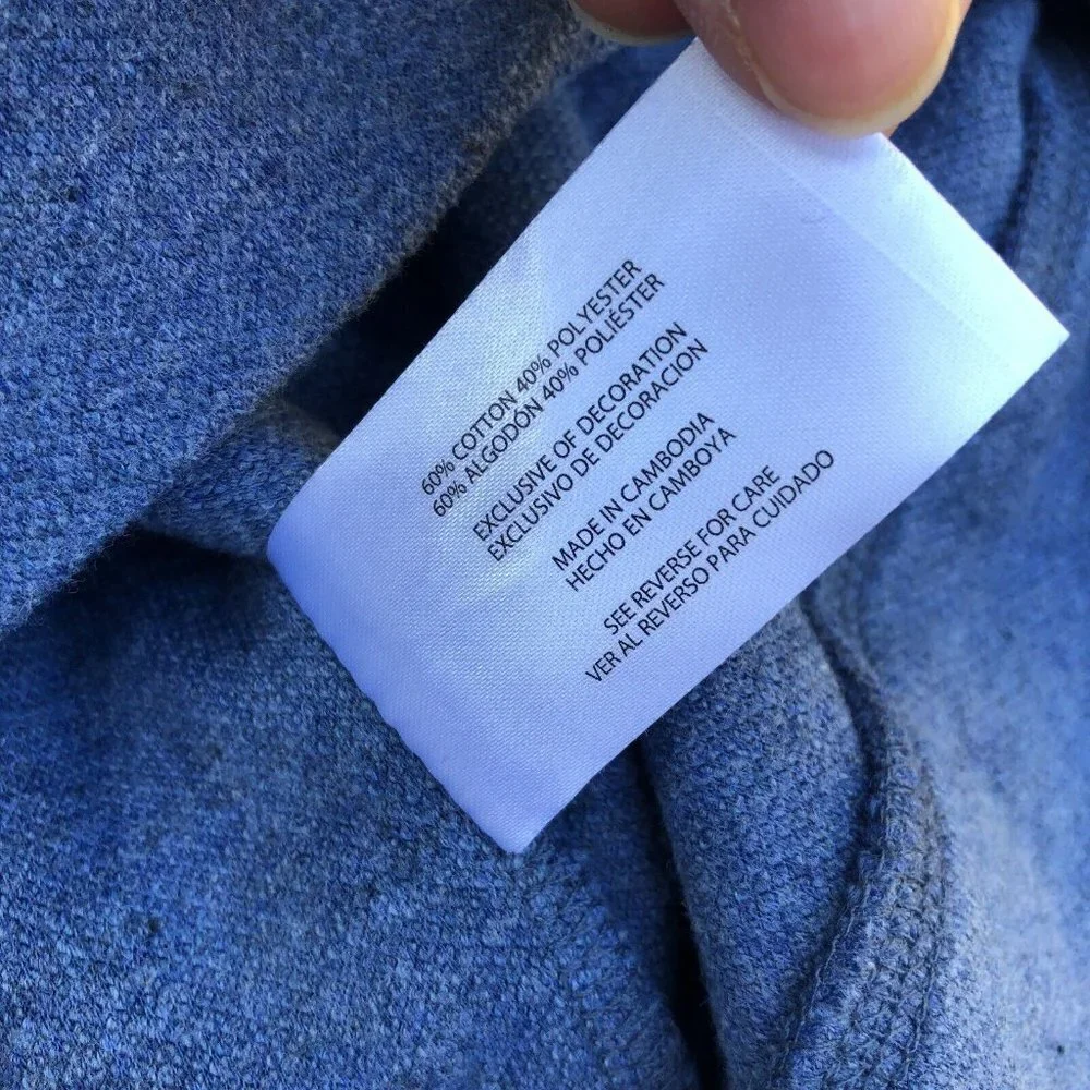 BANANA REPUBLIC Pullover Sweater Men's SMALL Blue Crew Neck Long Sleeve​​​​​